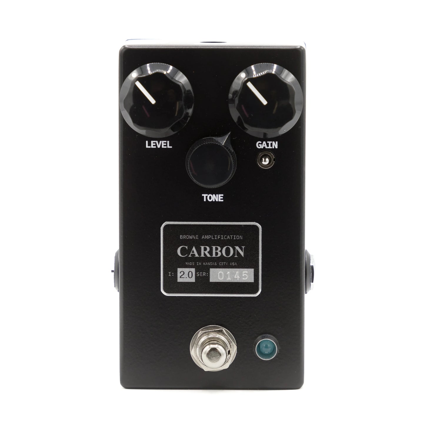 Browne Amplification Carbon Overdrive v2 Midnight Black